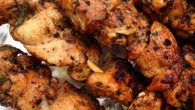 Jerk Chicken Skewers