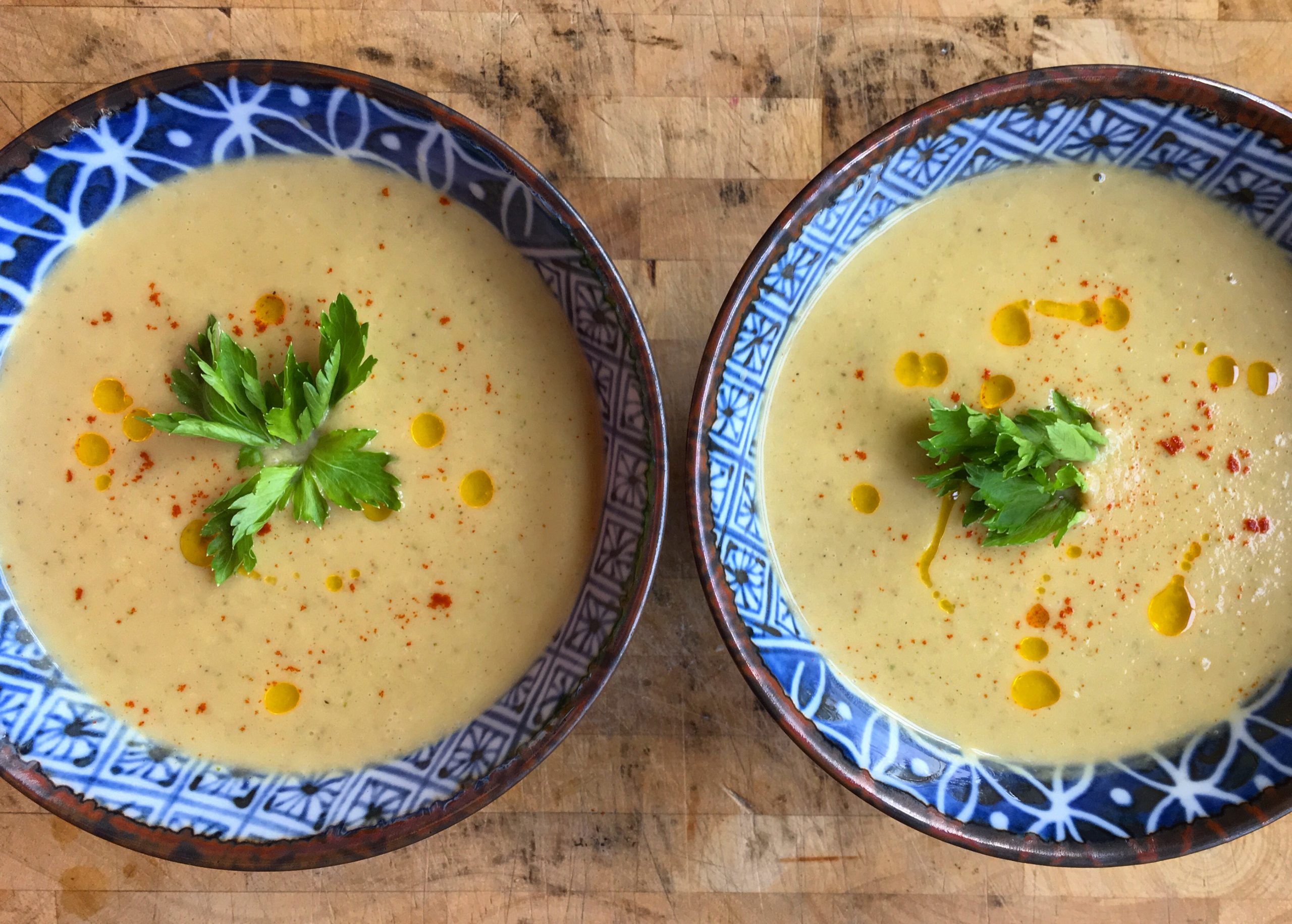 Celery and Blue Cheese Soup