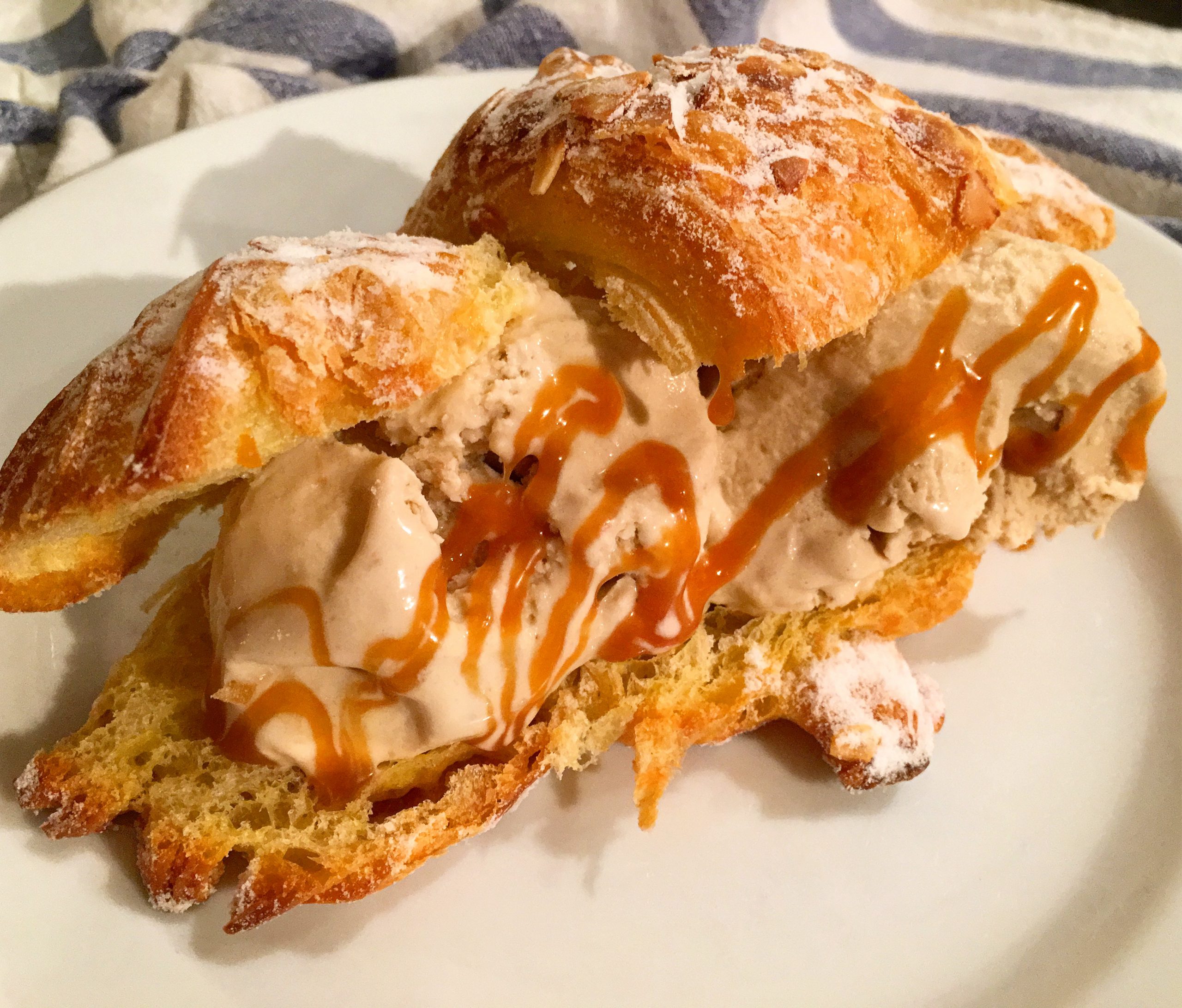 Indulgent No Churn Banana Ice Cream Sandwich