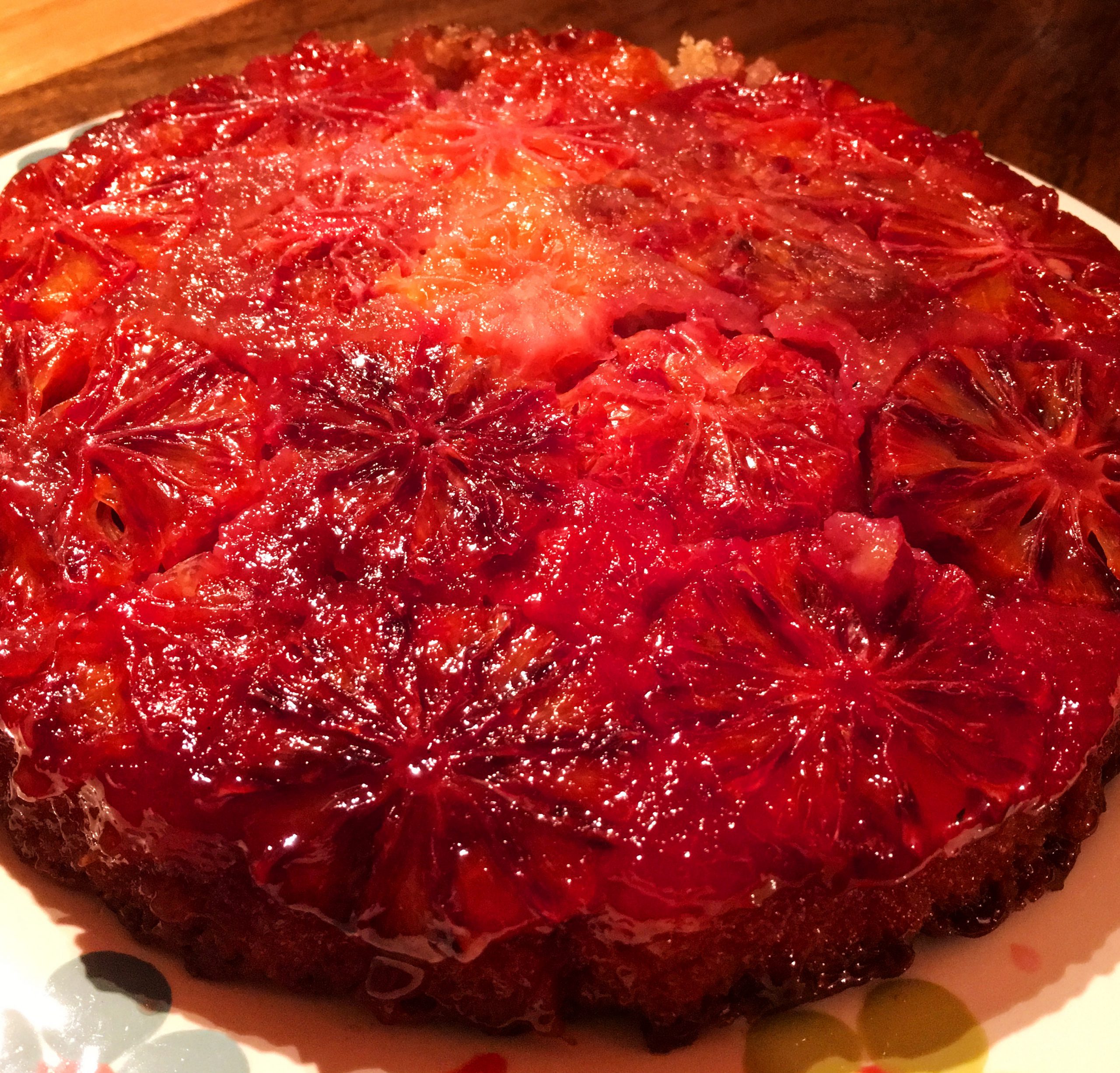 Blood Orange Upside Down Cake